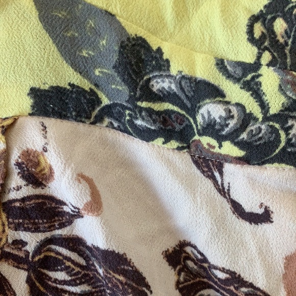 Free people floral cutout mini dress Sz S - Picture 5 of 6